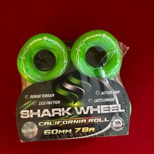 Shark Wheel 60mm, 78A California Roll 4 Wheel Set